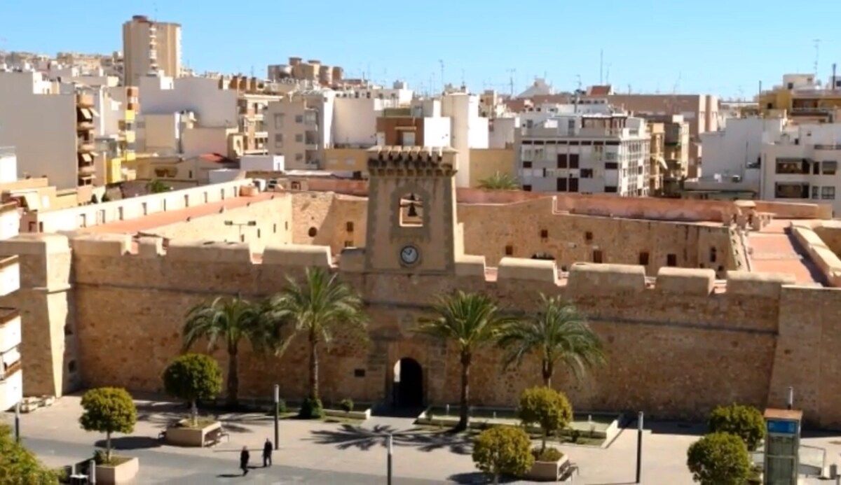 The fortress of Santa Pola