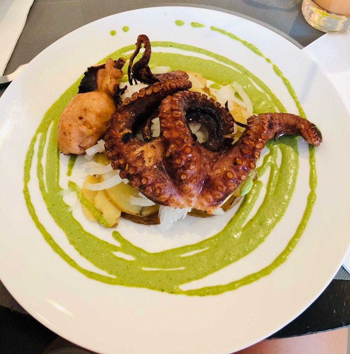 Grilled octopus